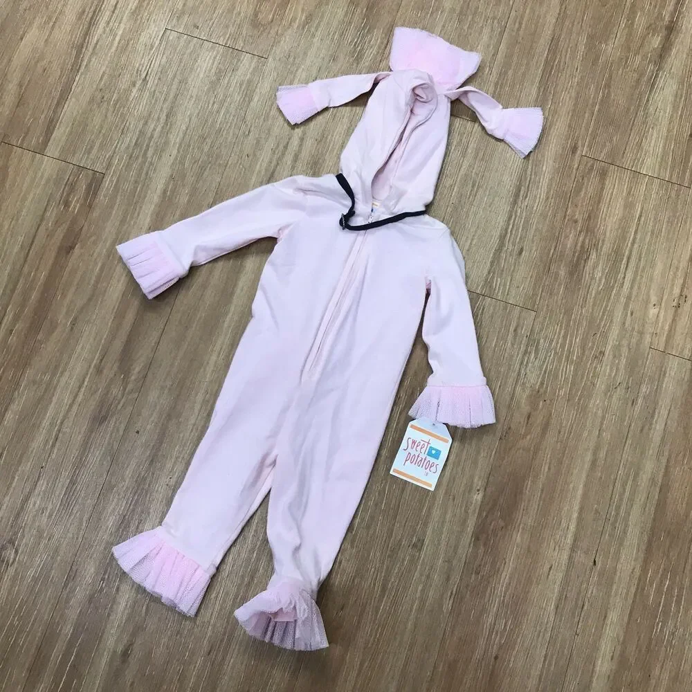 Sweet‎ Potatoes Girls Costume Size 18 Months Pink Poodle Dog Halloween NEW